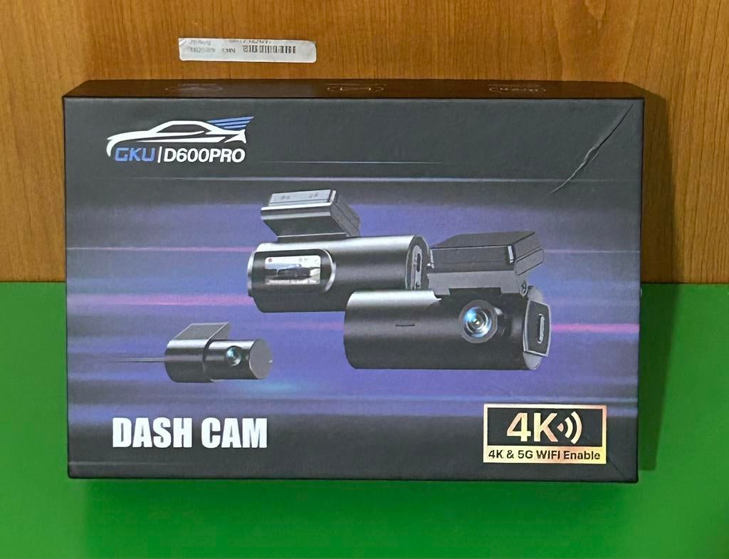 Caméra voiture GKU D600PRO neuve | 4K | Wi-Fi 5G, TV, Hi-fi & Vidéo, Enlèvement ou Envoi, Neuf