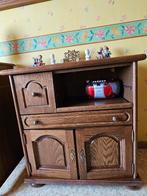 Houten TV-kast, Huis en Inrichting, Kasten |Televisiemeubels, Ophalen, Gebruikt, Eikenhout, 50 tot 100 cm