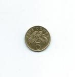 Singapore, 5 Cents 1995., Postzegels en Munten, Ophalen of Verzenden, Zuidoost-Azië, Losse munt