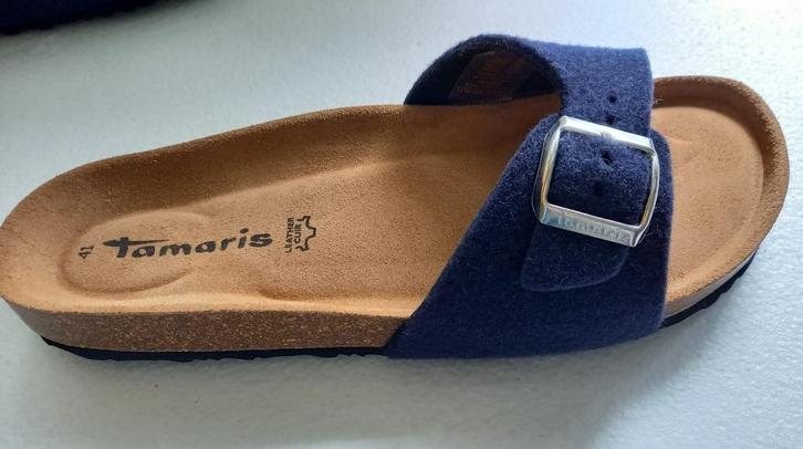 Nieuwe damesslippers Tamaris maat 41, Kleding | Dames, Schoenen, Nieuw, Slippers, Blauw, Ophalen of Verzenden