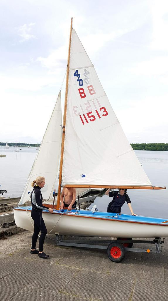 Deriveur 420 Lanaverre, Watersport en Boten, Kajuitzeilboten en Zeiljachten, Hout, Ophalen