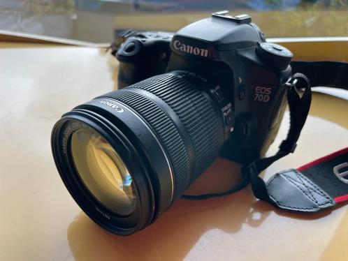 CANON EOS 70D-camera, Audio, Tv en Foto, Fotocamera's Digitaal, Gebruikt, Spiegelreflex, Canon, Minder dan 4 keer, Ophalen of Verzenden