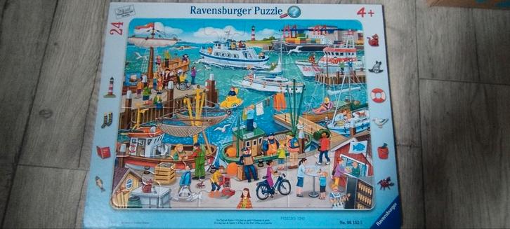 Ravensburger Puzzel Een dag in de haven vanaf 4 jaar, Kinderen en Baby's, Speelgoed | Kinderpuzzels, Nieuw, 4 tot 6 jaar, 10 tot 50 stukjes