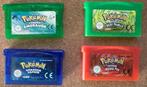 Gamboy Advance Pokemon Emeraude + Vert Feuille + Saphir + Ro, Ophalen, Zo goed als nieuw, Vanaf 3 jaar
