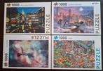 6 Rebo puzzels van 1000 stuks., Ophalen of Verzenden, Zo goed als nieuw