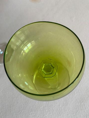 5 verres sur pied en cristal 18 H beschikbaar voor biedingen