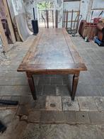 Oude 3 meter lange boerentafel met 3 laden, Huis en Inrichting, Ophalen of Verzenden, Gebruikt