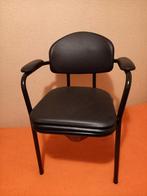 wc stoel zwart, Huis en Inrichting, Stoelen, Ophalen, Zo goed als nieuw, Zwart