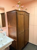 Houten kleerkast, Huis en Inrichting, Ophalen, Gebruikt, 100 tot 150 cm, Met hangruimte