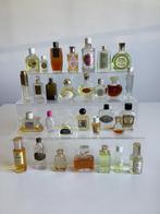 Mixed lotje van 30 vintage parfumflesjes, Ophalen of Verzenden, Gebruikt, Miniatuur