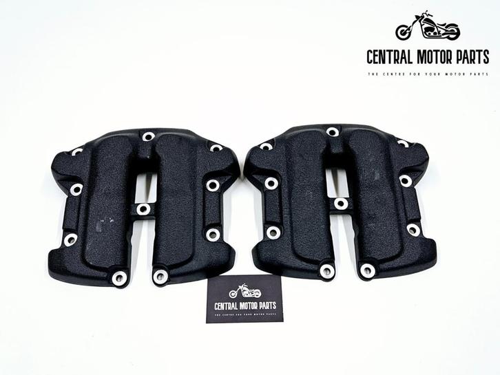 Rocker Box cover Wrinkled Black Softail-Touring M8, Motoren, Onderdelen | Harley-Davidson, Gebruikt, Ophalen of Verzenden