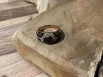 Ring Victoria bruin/beige, Handtassen en Accessoires, Ringen, IJzer of Staal, Ophalen of Verzenden, Zo goed als nieuw, Dame