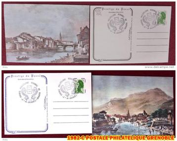 1982- 2 C POSTZEGEL PHILATELIQUE GRENOBLE beschikbaar voor biedingen