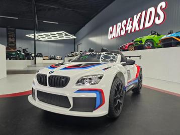 Kinderauto BMW M6 GT3 - soft start - leren zit - met RC beschikbaar voor biedingen