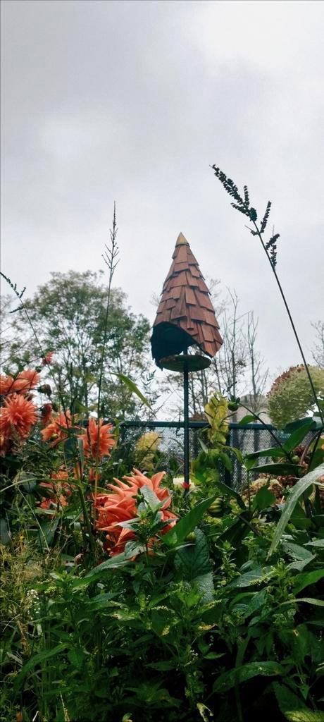 uniek handgemaakt voederbak vogels, Dieren en Toebehoren, Vogels | Toebehoren, Ophalen of Verzenden