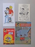 Bob Mau - Kari Lente - nieuwjaarskaart - tentoonstelling, Verzamelen, Ophalen of Verzenden, Overige figuren, Zo goed als nieuw
