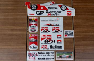 Marlboro Stickers uit jaren ‘75 -‘80.