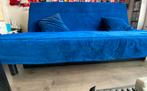 Ikea zetelbed, Blauw, Gebruikt, 140 cm, Ophalen