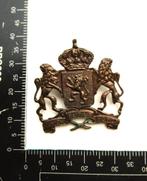 Belgisch Congo   Bronzen Kepi-kenteken, Verzamelen, Embleem of Badge, Ophalen of Verzenden, Landmacht