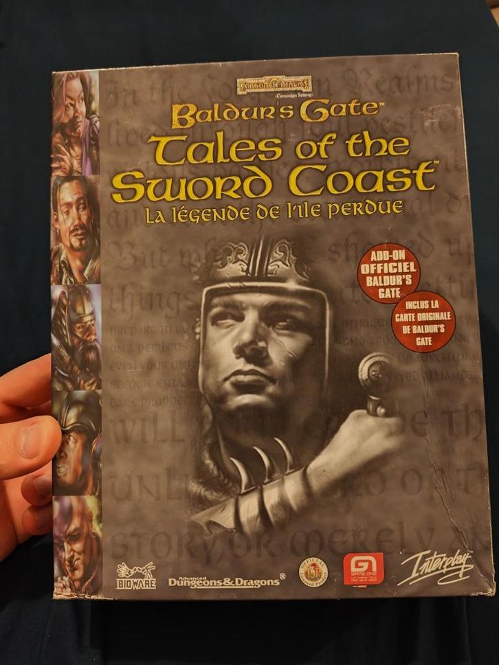 jeu PC rétro Baldur's Gate Tales of the Sword Coast big box, Games en Spelcomputers, Games | Pc, Gebruikt, Avontuur en Actie, 1 speler