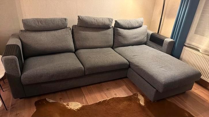 Hoekzetel met uitklapbaar bed van ikea type VIMLE, Huis en Inrichting, Zetels | Complete zithoeken, Zo goed als nieuw, Stof, Ophalen