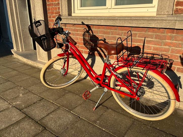 Kinderfiets Elops 900 rood 20 inch, Vélos & Vélomoteurs, Vélos | Filles, Comme neuf, 20 pouces, Enlèvement