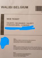 4 WALIBI TICKETS