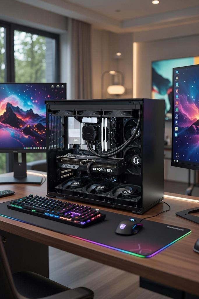 Nieuwe Game Pc, Informatique & Logiciels, Ordinateurs de bureau, Comme neuf, SSD, 16 GB, Gaming, Enlèvement