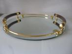 Luxe glazen dienblad (plateau) 24kt Dimart Milano Italy, Antiek en Kunst, Ophalen of Verzenden