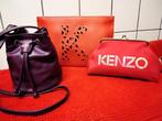 ENSEMBLE "KENZO" PETITE BOURSE/POCHETTE PLATE/TROUSSE, Handtassen en Accessoires, Tassen | Damestassen, Ophalen, Zo goed als nieuw