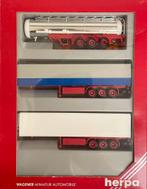 Herpa Trailerset doos met 3 opleggers 1:87, Ophalen of Verzenden, Zo goed als nieuw, Bus of Vrachtwagen, Herpa