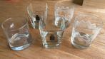 5 verres - Whisky Johnnie Walker - Disaronno - Amaretto - Gl, Collections, Verres et Verres à shot, Enlèvement ou Envoi