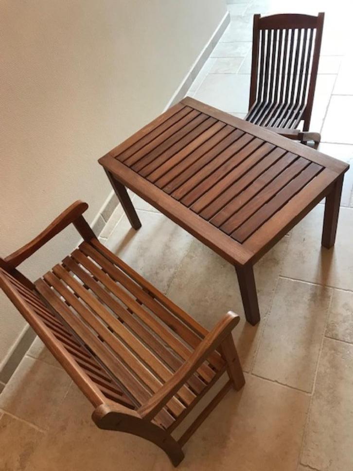 Hardhouten meubelsetje voor kinderen., Kinderen en Baby's, Kinderkamer | Tafels en Stoelen, Zo goed als nieuw, Tafel(s) en Stoel(en)