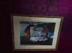 Kader met poster van hond, Enlèvement, Comme neuf