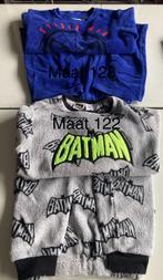 Spiderman/batman pyjama winter, Kinderen en Baby's, Ophalen, Gebruikt, Maat 128