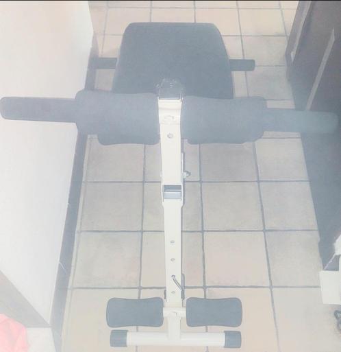 Verstelbare en opvouwbare buikspierbank!, Sport en Fitness, Fitnessapparatuur, Gebruikt, Ligfiets, Buik, Rug, Ophalen of Verzenden
