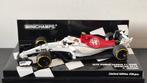 Minichamps Alfa Romeo C37 F1 Showcar Leclerc 1/43, Ophalen of Verzenden, Zo goed als nieuw, Auto, MiniChamps