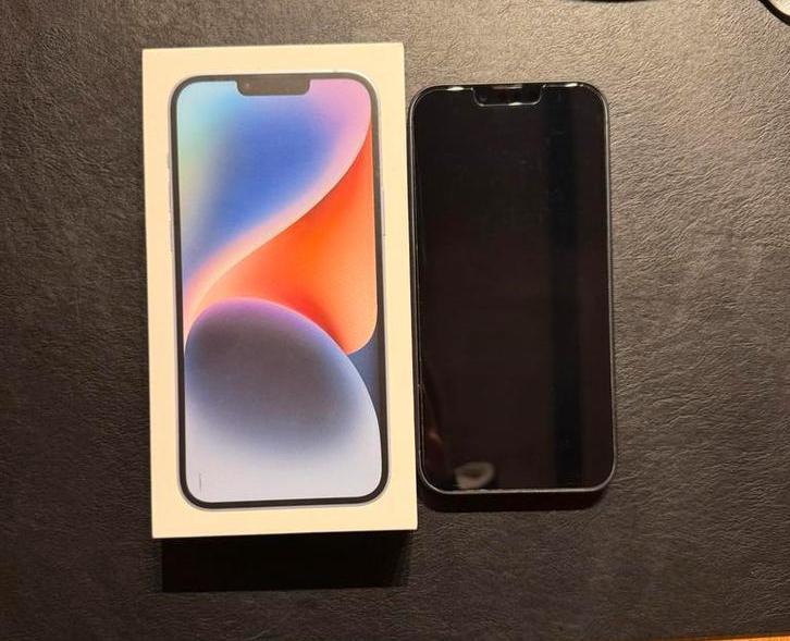 Iphone 14 plus - blauw - 128GB, Télécoms, Téléphonie mobile | Apple iPhone, Utilisé, 128 GB, Sans abonnement, Sans simlock, iPhone 14