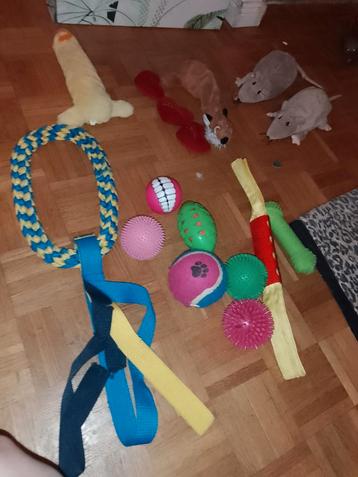 honden speelgoed voor 3stuk ballen piepers knuffel 5stuks=2€