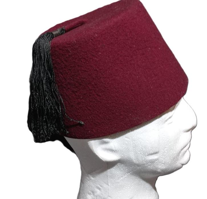 ALGERIJE TARBOUCHE FAZ ALGER CASBAH 1957 MARCHINA, Verzamelen, Militaria | Algemeen, Overige soorten, Helm of Baret, Verzenden