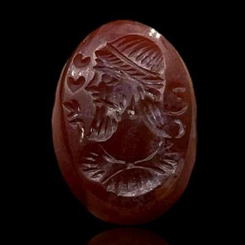 Replica in de Oud-Romeinse stijl agate Intaglio beschikbaar voor biedingen