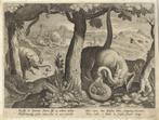 Karel van Mallery kopergravure "Excelsa in Barrum Draco...", Ophalen