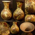19ème Chine superbe vase balustre ancien 38cm scène chinoise, Envoi