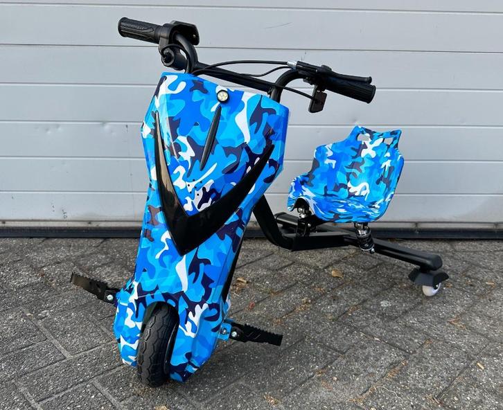 Elektrische Drift Trike Kart geel 250W 36V Bluetooth / Verin, Kinderen en Baby's, Speelgoed | Buiten | Voertuigen en Loopfietsen