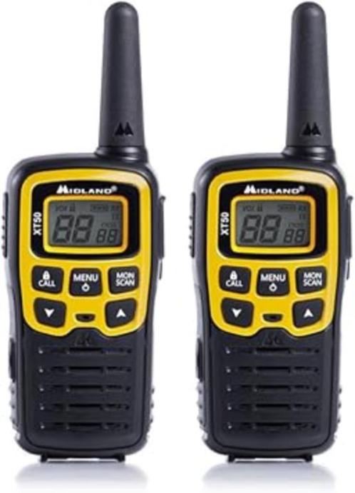 Midland XT50 PMR walkietalkies GRATIS LEVERING, Telecommunicatie, Portofoons en Walkie-talkies, Portofoon of Walkie-talkie, 5 tot 15 km