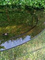 Grande Table basse Vintage ronde Salontafel, Ophalen, Gebruikt, Rond, Glas