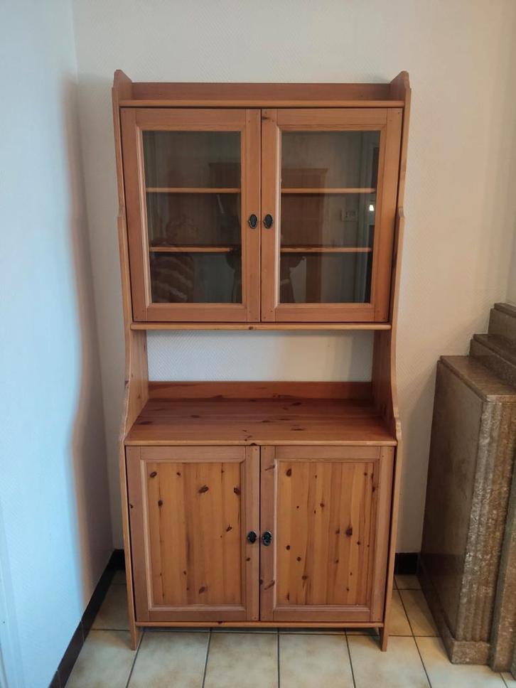 Ikea Leksvik showcasebuffet., Huis en Inrichting, Kasten | Buffetkasten, Ophalen