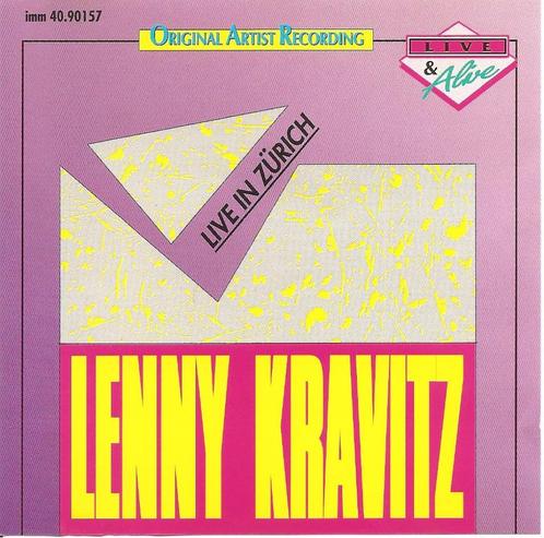CD Lenny KRAVITZ - Live in Zürich - 1991, Cd's en Dvd's, Cd's | Rock, Zo goed als nieuw, Poprock, Verzenden
