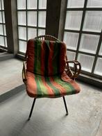 Vintage rotan stoel, Utilisé, Enlèvement ou Envoi, Osier ou Rotin