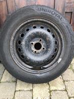 4 pneus hiver 185/65 R15 88T sur jantes en taule, Enlèvement, Utilisé